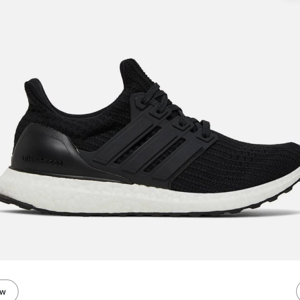 Women's Adidas Ultraboost 4.0 Core Black Shoes Size 10 BB6149